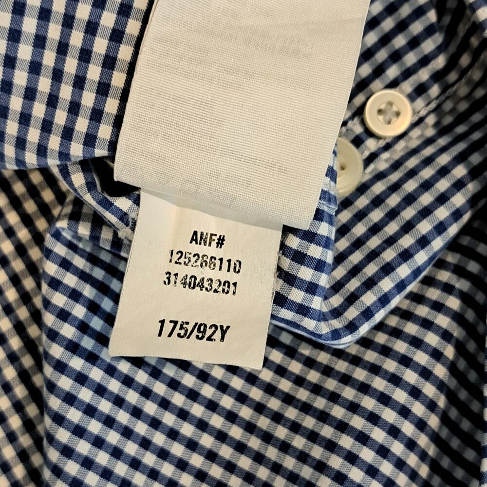 Abercrombie & Fitch Men's Small Long Sleeve Button Down Muscle Fit Plaid Shirt - Picture 9 of 15